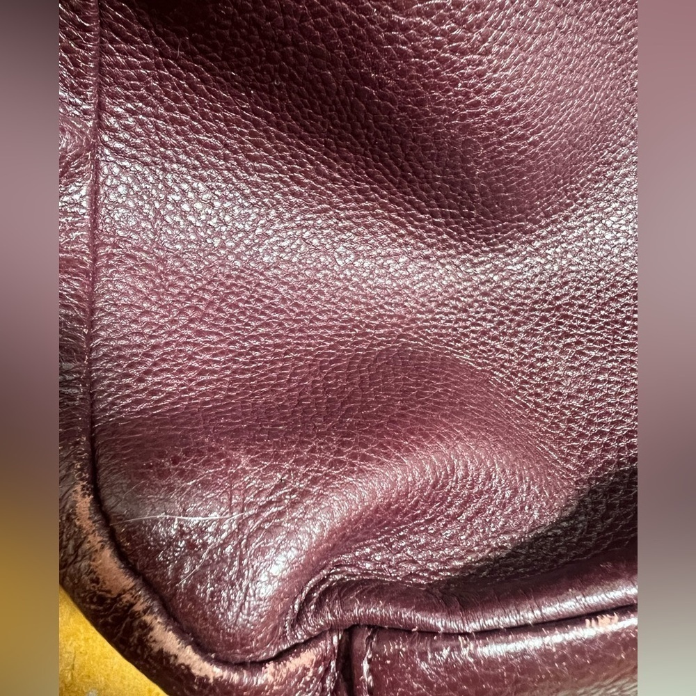 RUDSAK Burgundy Leather Messenger Bag - Atelier Noir - Casual Street Wear - Picture 9 of 9